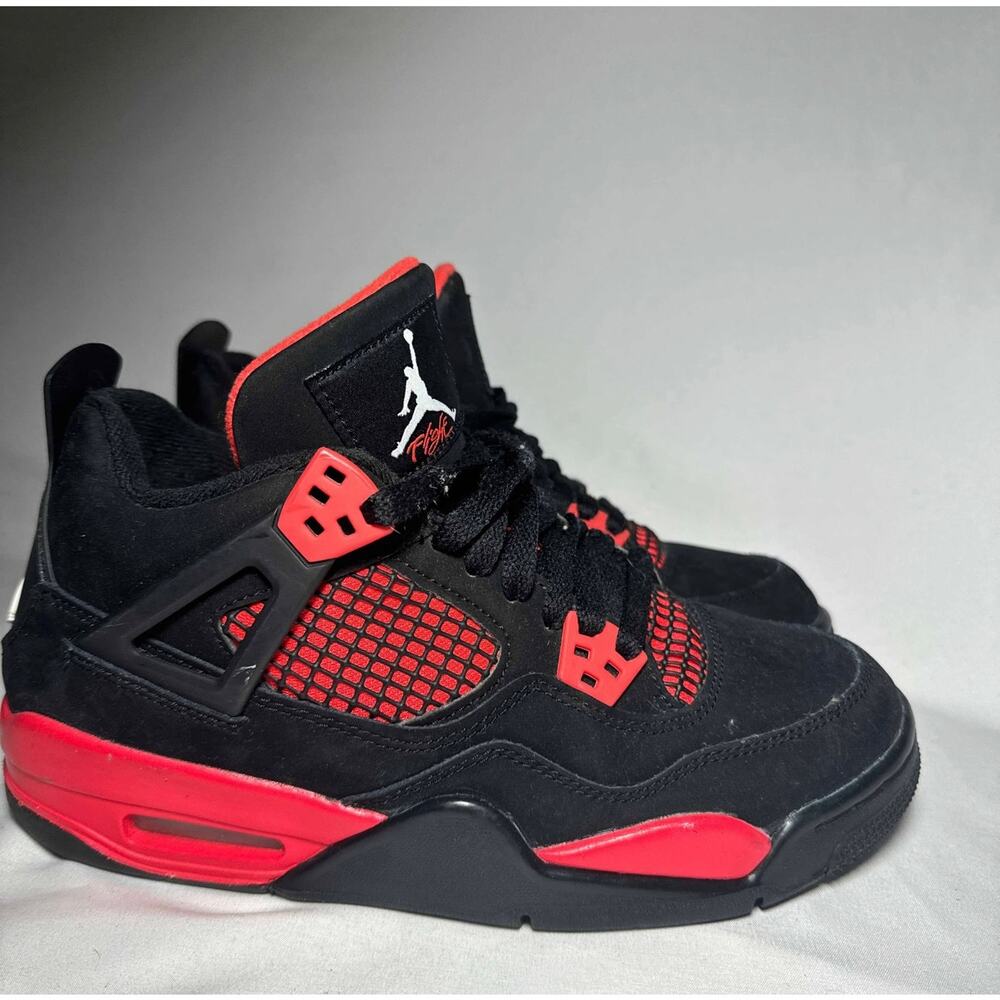 Size 6.5 - Nike Air Jordan 4 Retro GS Red Thunder Men's Shoes Ships Now
